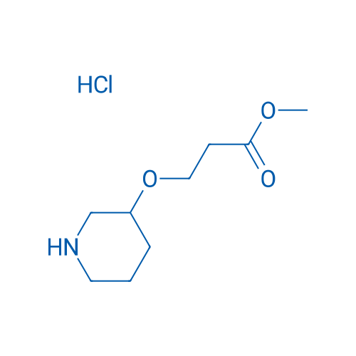Methyl 3-(piperidin-3-yloxy)propanoate hydrochloride 1g