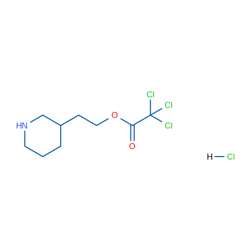 2-(Piperidin-3-yl)ethyl 2,2,2-trichloroacetate hydrochloride 5g