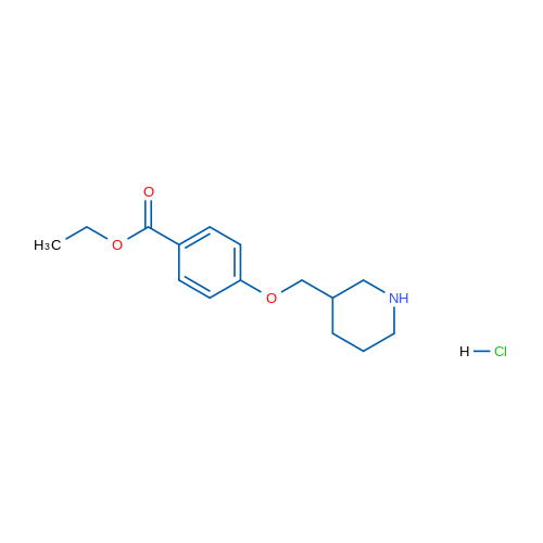 Ethyl 4-(piperidin-3-ylmethoxy)benzoate hydrochloride 1g