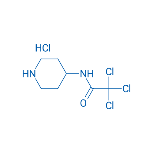 2,2,2-Trichloro-N-(piperidin-4-yl)acetamide hydrochloride 1g