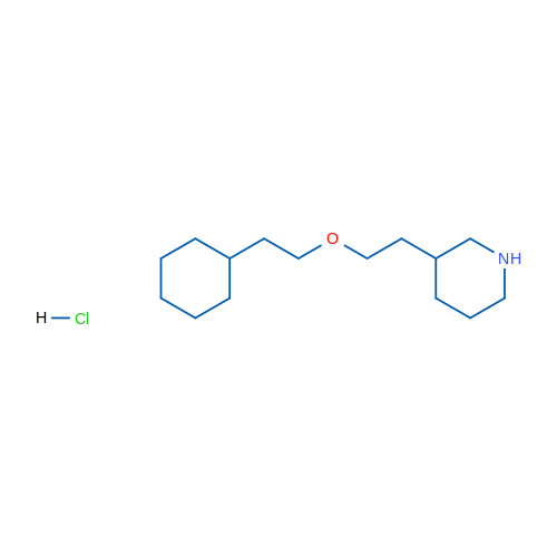 3-(2-(2-Cyclohexylethoxy)ethyl)piperidine hydrochloride 1g