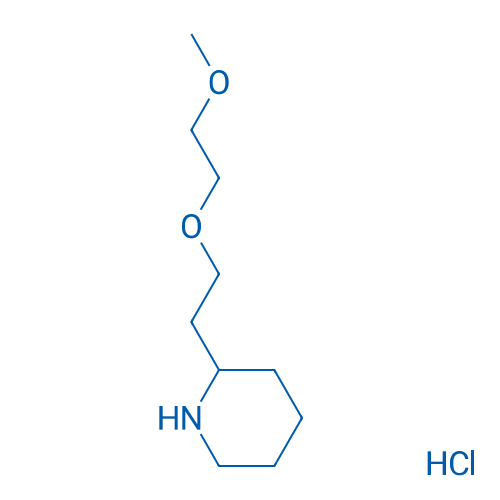 2-(2-(2-Methoxyethoxy)ethyl)piperidine hydrochloride 1g