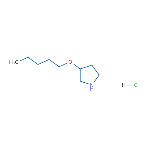 3-(Pentyloxy)pyrrolidine hydrochloride 1g