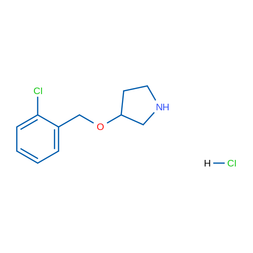 3-((2-Chlorobenzyl)oxy)pyrrolidine hydrochloride 1g
