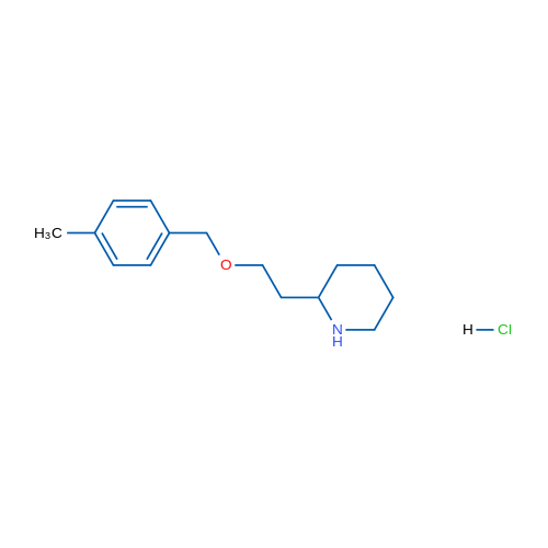 2-(2-((4-Methylbenzyl)oxy)ethyl)piperidine hydrochloride 1g