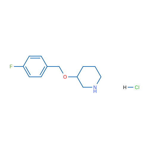 3-((4-Fluorobenzyl)oxy)piperidine hydrochloride 1g