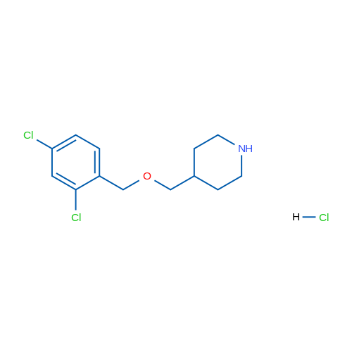 4-(((2,4-Dichlorobenzyl)oxy)methyl)piperidine hydrochloride 1g