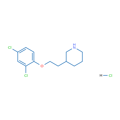 3-(2-(2,4-Dichlorophenoxy)ethyl)piperidine hydrochloride 5g