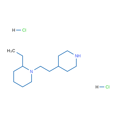 2-Ethyl-1-(2-(piperidin-4-yl)ethyl)piperidine dihydrochloride 1g