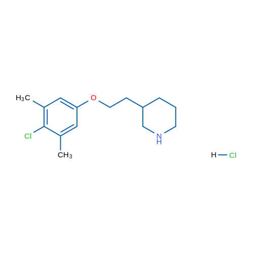 3-(2-(4-Chloro-3,5-dimethylphenoxy)ethyl)piperidine hydrochloride 5g