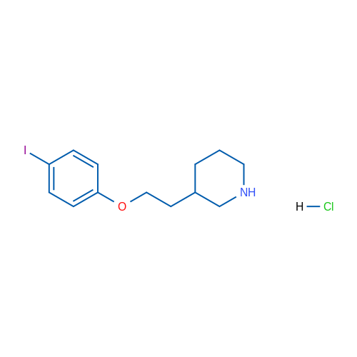 3-(2-(4-Iodophenoxy)ethyl)piperidine hydrochloride 1g