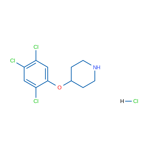 4-(2,4,5-Trichlorophenoxy)piperidine hydrochloride 1g