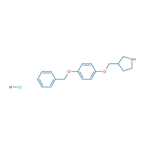 3-((4-(Benzyloxy)phenoxy)methyl)pyrrolidine hydrochloride 5g