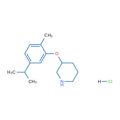 3-(5-Isopropyl-2-methylphenoxy)piperidine hydrochloride 5g