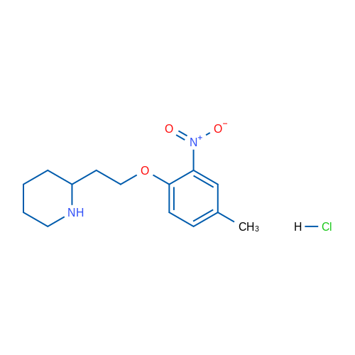 2-(2-(4-Methyl-2-nitrophenoxy)ethyl)piperidine hydrochloride 1g