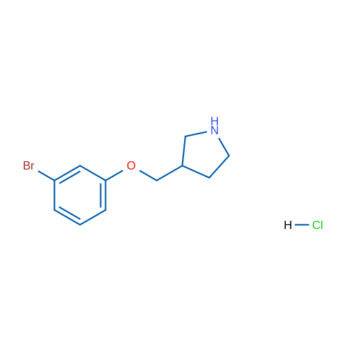 3-((3-Bromophenoxy)methyl)pyrrolidine hydrochloride 5g