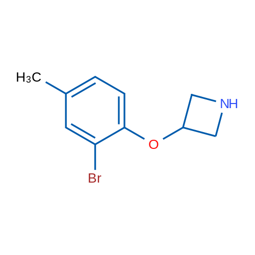 3-(2-Bromo-4-methylphenoxy)azetidine 5g