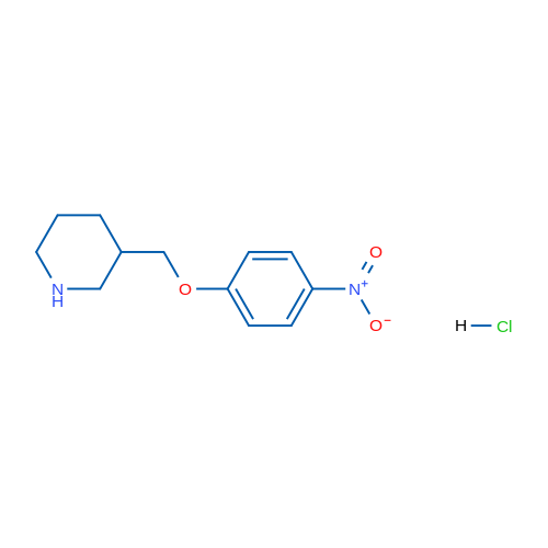 3-((4-Nitrophenoxy)methyl)piperidine hydrochloride 1g