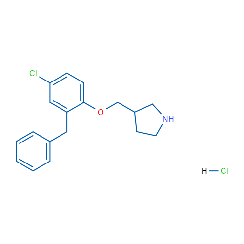 3-((2-Benzyl-4-chlorophenoxy)methyl)pyrrolidine hydrochloride 1g