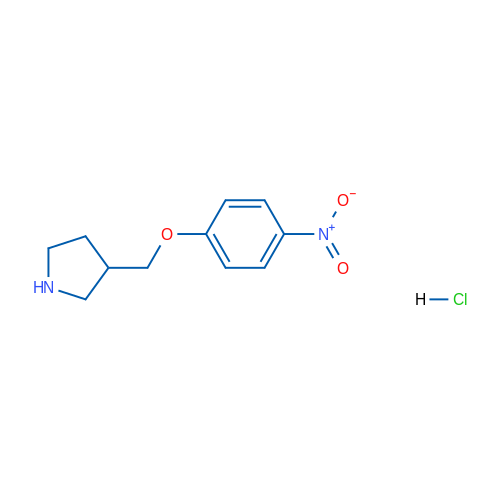 3-((4-Nitrophenoxy)methyl)pyrrolidine hydrochloride 1g