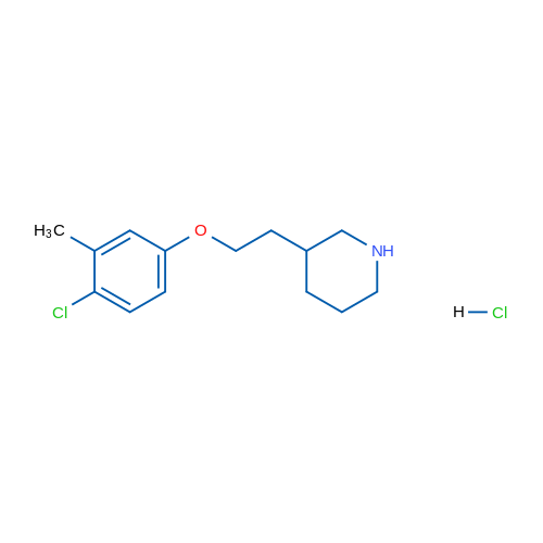 3-(2-(4-Chloro-3-methylphenoxy)ethyl)piperidine hydrochloride 1g