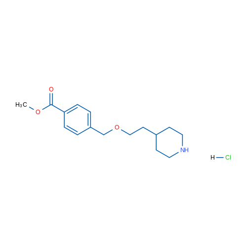 Methyl 4-((2-(piperidin-4-yl)ethoxy)methyl)benzoate hydrochloride 1g