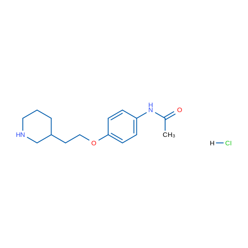 N-(4-(2-(Piperidin-3-yl)ethoxy)phenyl)acetamide hydrochloride 1g