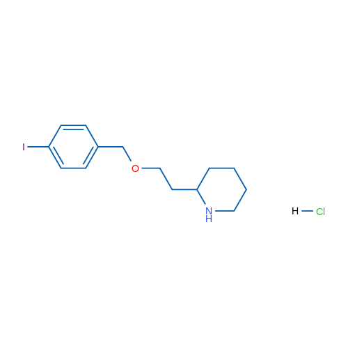 2-(2-((4-Iodobenzyl)oxy)ethyl)piperidine hydrochloride 5g