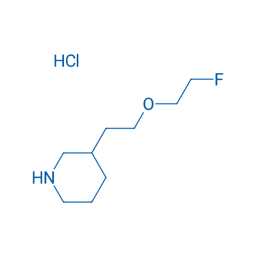 3-(2-(2-Fluoroethoxy)ethyl)piperidine hydrochloride 5g