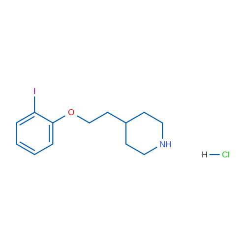 4-(2-(2-Iodophenoxy)ethyl)piperidine hydrochloride 5g