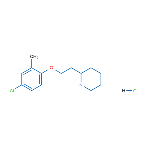 2-(2-(4-Chloro-2-methylphenoxy)ethyl)piperidine hydrochloride 5g