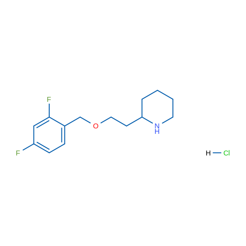 2-(2-((2,4-Difluorobenzyl)oxy)ethyl)piperidine hydrochloride 5g