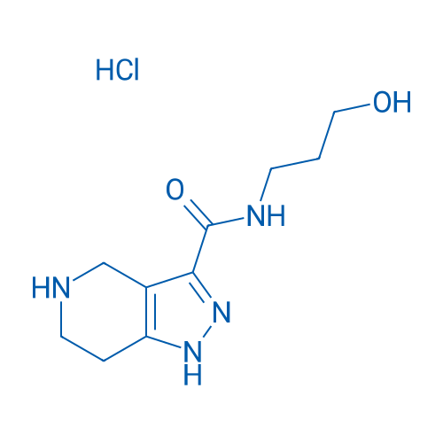 N-(3-Hydroxypropyl)-4,5,6,7-tetrahydro-1H-pyrazolo[4,3-c]pyridine-3-carboxamide hydrochloride 1g