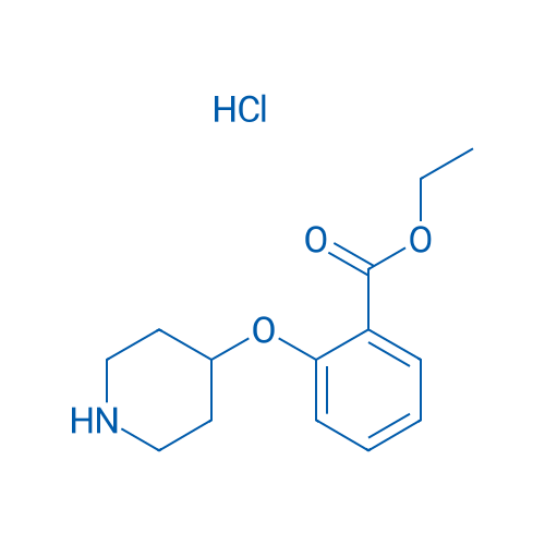 Ethyl 2-(piperidin-4-yloxy)benzoate hydrochloride 5g