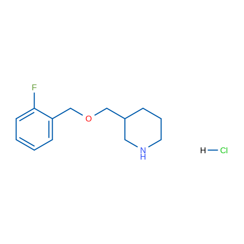 3-(((2-Fluorobenzyl)oxy)methyl)piperidine hydrochloride 5g