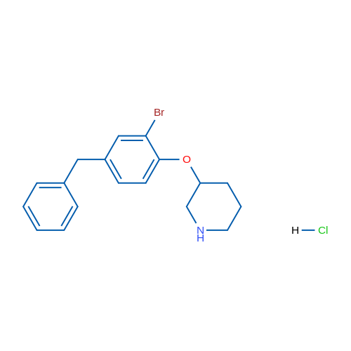 3-(4-Benzyl-2-bromophenoxy)piperidine hydrochloride 5g