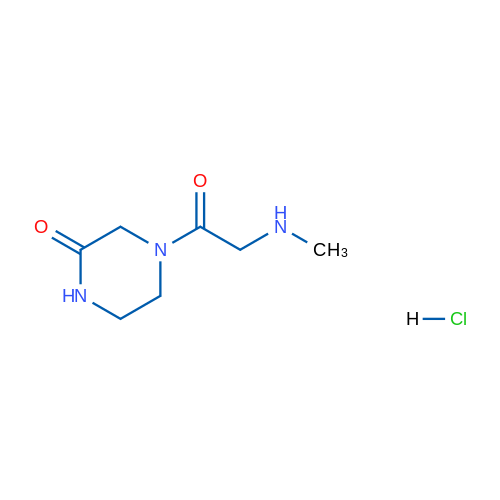 4-(2-(Methylamino)acetyl)piperazin-2-one hydrochloride 1g
