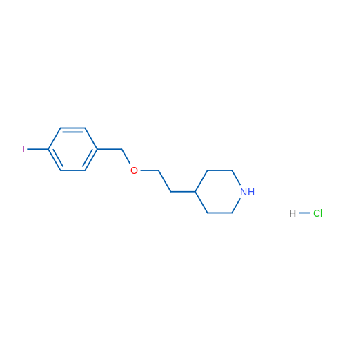 4-(2-((4-Iodobenzyl)oxy)ethyl)piperidine hydrochloride 1g