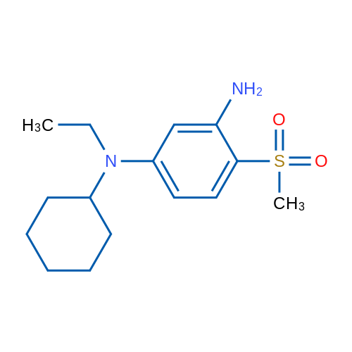 N1-Cyclohexyl-N1-ethyl-4-(methylsulfonyl)benzene-1,3-diamine 5g