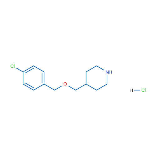 4-(((4-Chlorobenzyl)oxy)methyl)piperidine hydrochloride 1g