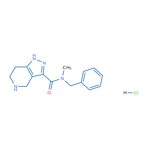 N-Benzyl-N-methyl-4,5,6,7-tetrahydro-1H-pyrazolo[4,3-c]pyridine-3-carboxamide hydrochloride 5g