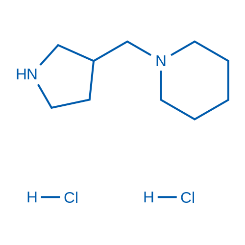 1-(Pyrrolidin-3-ylmethyl)piperidine dihydrochloride 1g