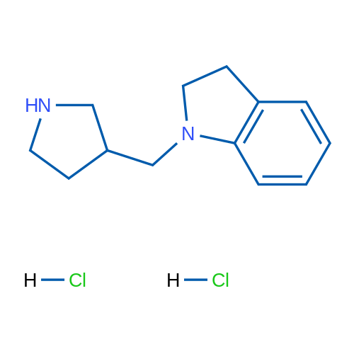 1-(Pyrrolidin-3-ylmethyl)indoline dihydrochloride 1g