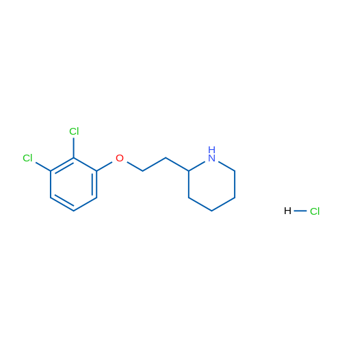2-(2-(2,3-Dichlorophenoxy)ethyl)piperidine hydrochloride 1g
