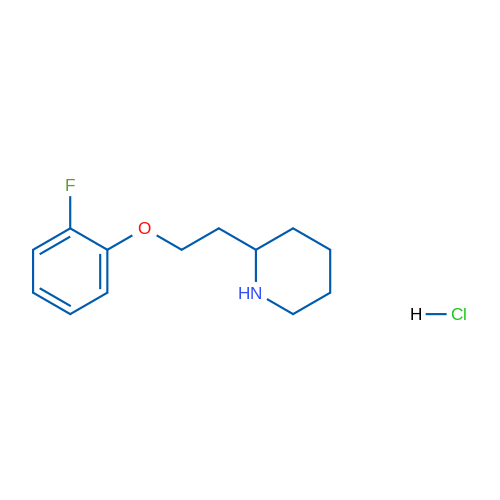 2-(2-(2-Fluorophenoxy)ethyl)piperidine hydrochloride 5g