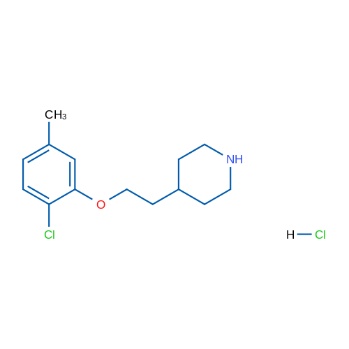 4-(2-(2-Chloro-5-methylphenoxy)ethyl)piperidine hydrochloride 5g