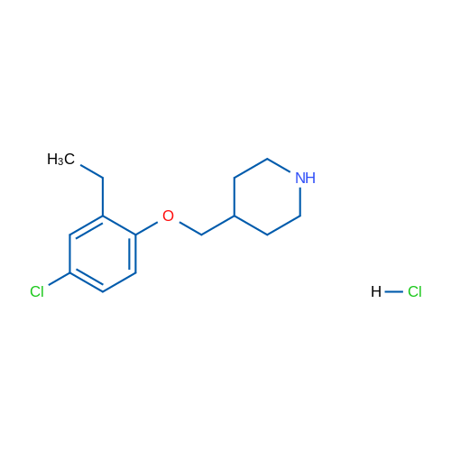 4-((4-Chloro-2-ethylphenoxy)methyl)piperidine hydrochloride 1g