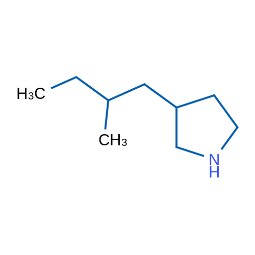 3-(2-Methylbutyl)pyrrolidine 1g