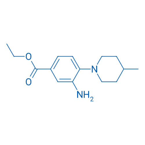 Ethyl 3-amino-4-(4-methylpiperidin-1-yl)benzoate 1g