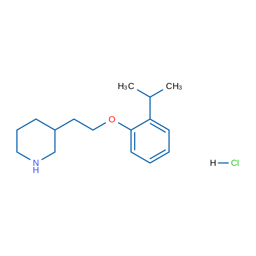 3-(2-(2-Isopropylphenoxy)ethyl)piperidine hydrochloride 1g